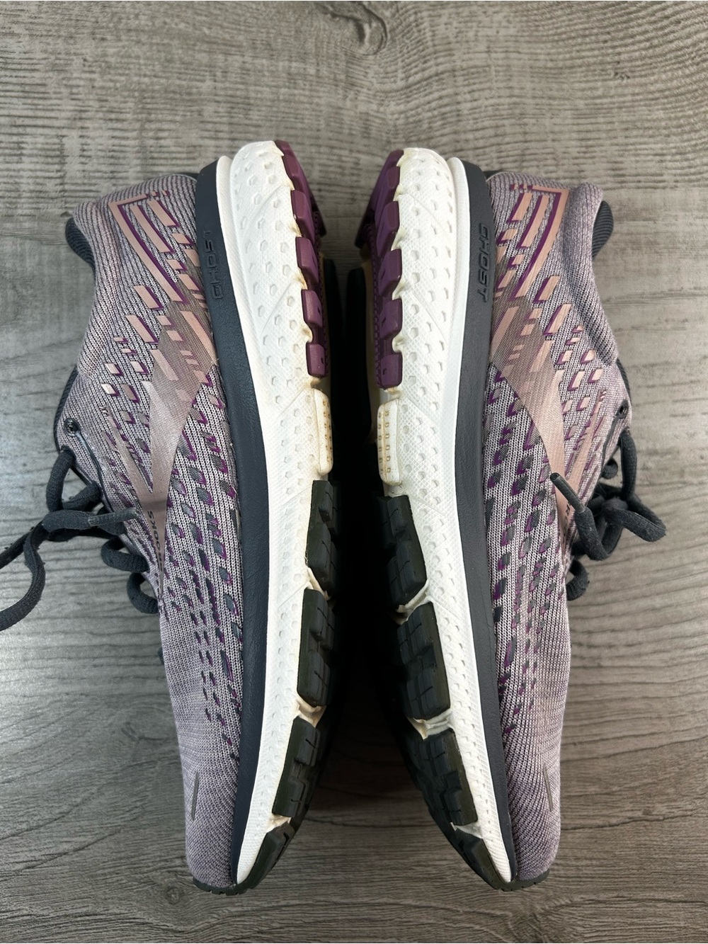 Brooks Ghost 13 Women’s Running Shoes - Lavender/Gray Size 6.5 B Athletic - Picture 12 of 14
